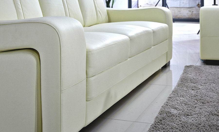 Fargo 3 Seater Leather Sofa